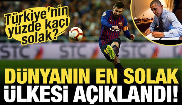 En fazla solağın olduğu ülkeler açıklandı! Türkiye'nin yüzde kaçı solak?