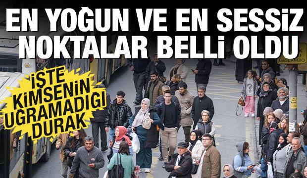 İstanbul'da en çok yolcu indi bindi yapılan metrobüs durakları