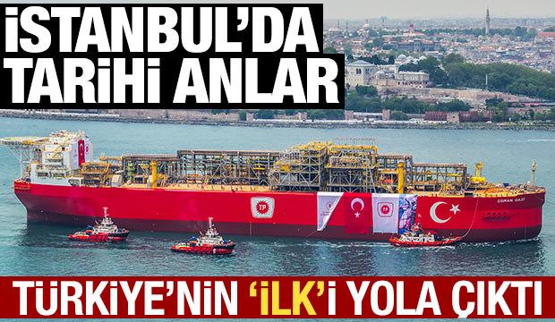 İstanbul'un fethinin yıl dönümünde tarihi anlar! Türkiye'nin ilki 'Osman Gazi' yola çıktı