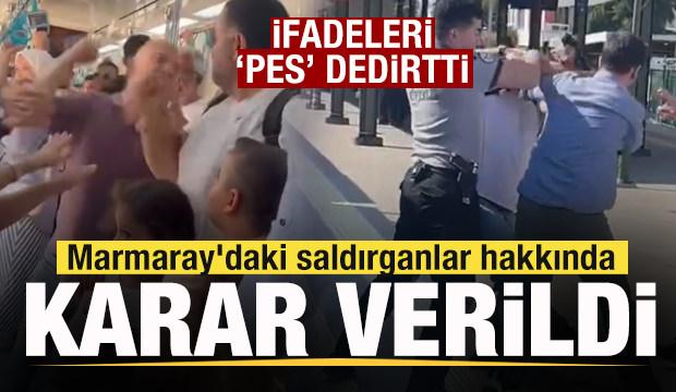 Marmaray'daki saldırganlar hakkında mahkemeden karar! İfadeleri 'Pes' dedirtti