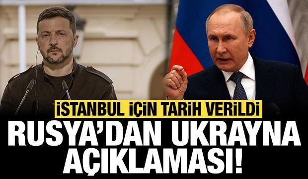 Rusya'dan son dakika açıklaması: Ukrayna'dan en kısa sürede yanıt bekliyoruz!