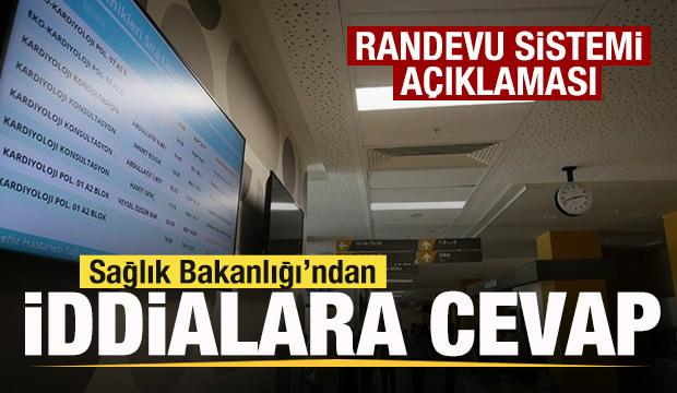 Sağlık Bakanlığı'ndan son dakika Randevu Sistemi açıklaması! İddialara cevap