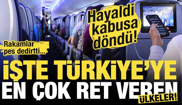 Schengen vizesi kabusu büyüdü! İşte Türkiye'ye en fazla ret veren ülkeler!