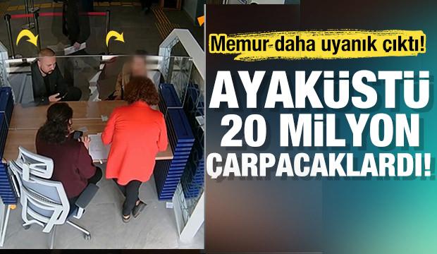  20 milyonluk vurgunu tapu memurnun dikkati önledi
