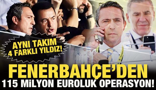 Aynı takım 4 farklı yıldız! Fenerbahçe'den 115 Milyon Euro'luk transfer operasyonu