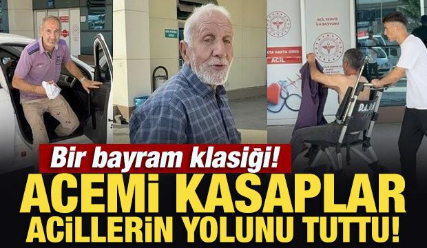 Bir bayram klasiği: Acemi kasaplar acillerin yolunu tuttu!