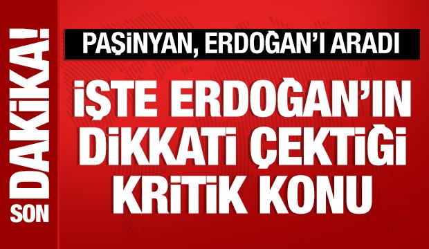Cumhurbaşkanı Erdoğan, Paşinyan ile görüştü