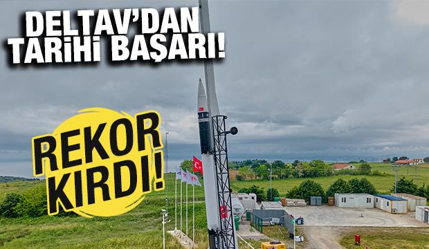 DeltaV geliştirdiği hibrit roket sistemiyle 200 kilometre irtifayı geçerek rekor kırdı
