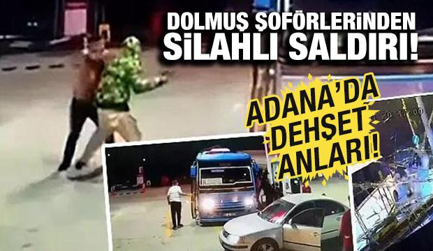 Dolmuş şoförlerinden otobüslere silahlı saldırı! Ortalık savaş alanına döndü