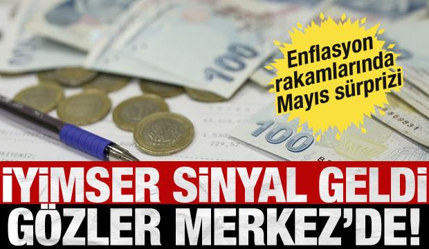 Enflasyon Mayıs ayında  iyi geldi! Gözler Merkez Bankası'na çevrildi