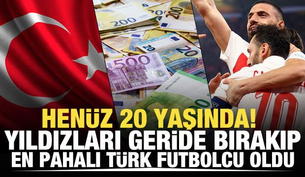 Henüz 20 yaşında! Yıldızları geride bırakıp, en pahalı Türk futbolcu oldu