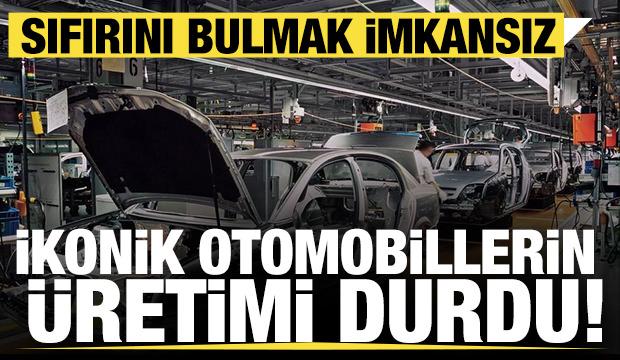 İkonik otomobillerin üretimi durdu! İşte bayilerde bulamayacağınız araçlar...