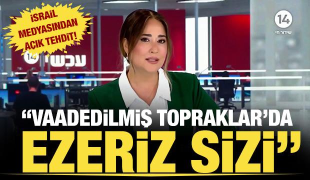 İsrailli sunucu Varon Filistinlilere ithafen 'Vadedilmiş Topraklar'da ezeriz sizi" dedi