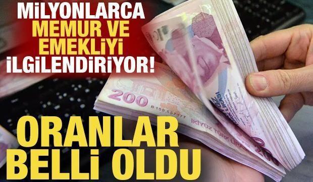 3 aylık enflasyona göre Memur ve emeklinin zam oranı netleşti!