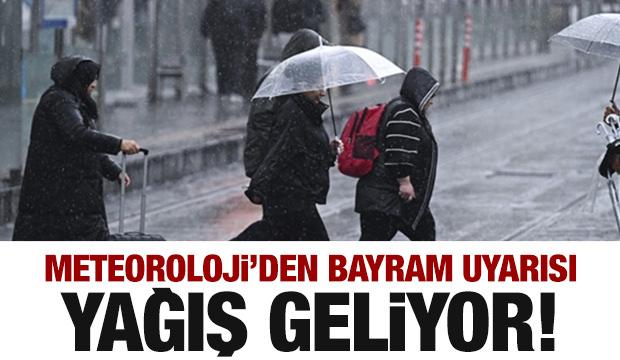 Şehir şehir hava durumu! Yağış geliyor...Meteoroloji'den uyarı