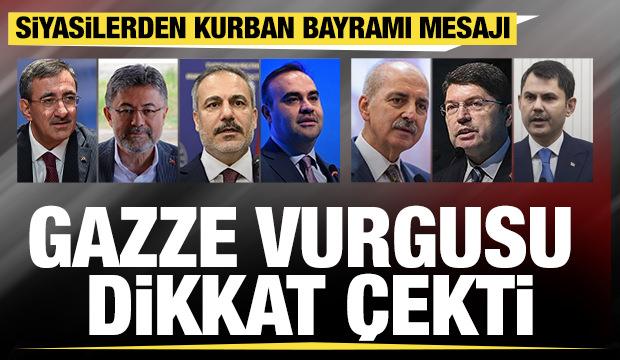 Siyasilerden Kurban Bayramı mesajı