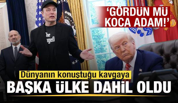 Trump-Elon Musk kavgasına başka ülke dahil oldu: Gördün mü koca adam...