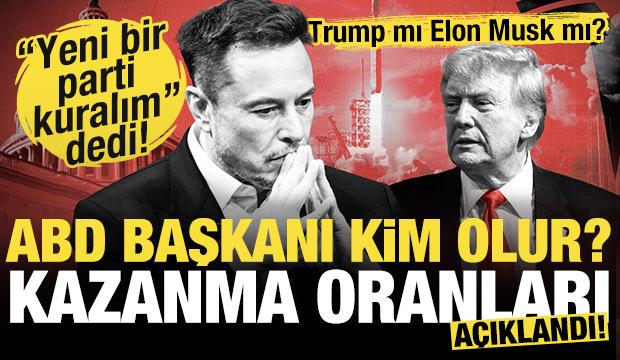 Trump mı yoksa Elon Musk mı? İşte 2028 ABD başkanlık seçimi oy oranı!