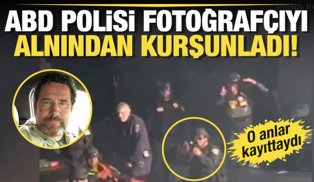 ABD polisi New York Post fotoğrafçısını alnından vurdu! O anlar kayıttaydı