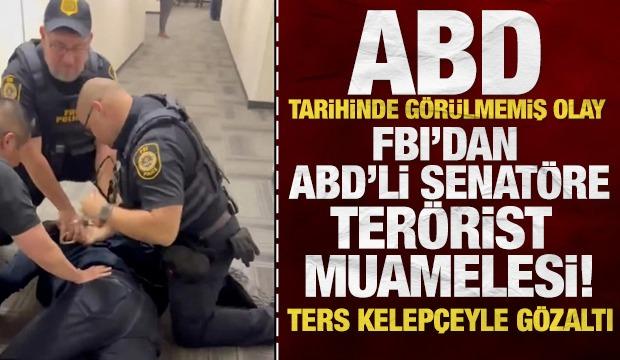 ABD tarihinde görülmemiş olay: FBI, ABD'li senatörü yere çarpıp gözaltına aldı