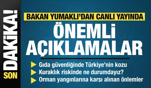 Bakan Yumaklı'dan önemli açıklamalar