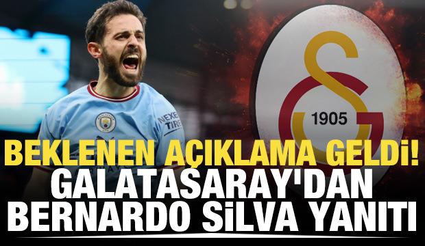 Beklenen açıklama geldi! Galatasaray'dan Bernardo Silva yanıtı