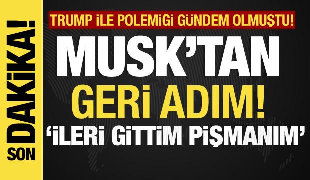 Elon Musk'tan flaş açıklama! Geri adım attı: "Pişmanım"