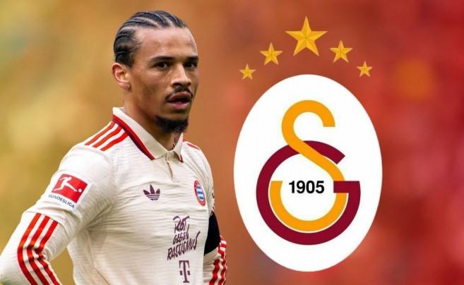 Galatasaray'dan transfer bombası: Leroy Sane ile resmi görüşme başladı