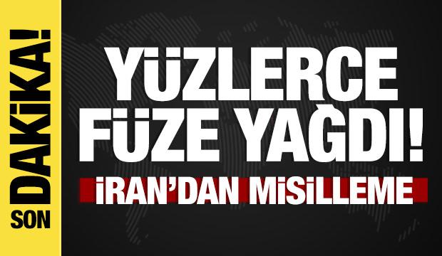 İran Tel Aviv'i vuruyor! Peş peşe patlamalar