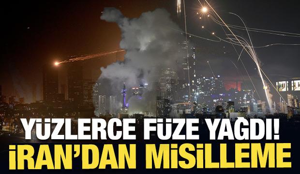 İran Tel Aviv'i vuruyor! Peş peşe patlamalar