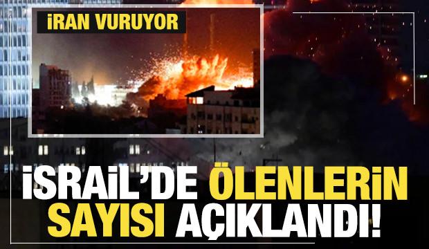 İran'dan balistik misilleme! İsrail'de ölenlenlerin sayısı açıklandı