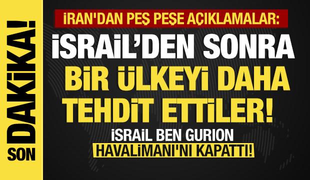 İran'dan peş peşe açıklamalar: İsrail'den sonra bir ülkeyi daha tehdit ettiler!