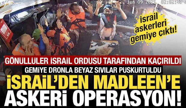 İsrail ordusundan Madleen gemisine askeri operasyon!