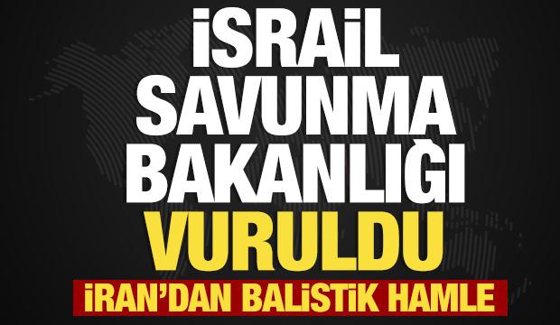 İsrail Savunma Bakanlığı vuruldu! İran füzeleri durmuyor