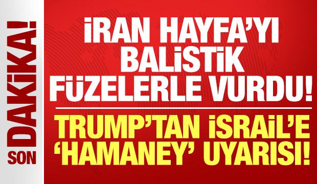 İsrail'den son dakika saldırı açıklaması: Trump'tan İsrail'e "Hamaney" uyarısı!