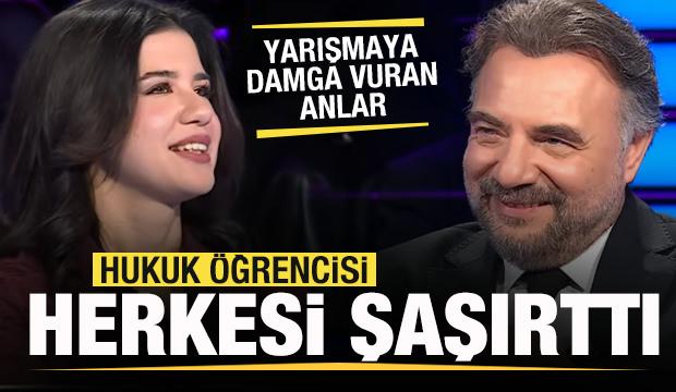 ‘Kim Milyoner Olmak İster’de hukuk öğrencisi herkesi şaşırttı! Yarışmaya damga vuran anlar