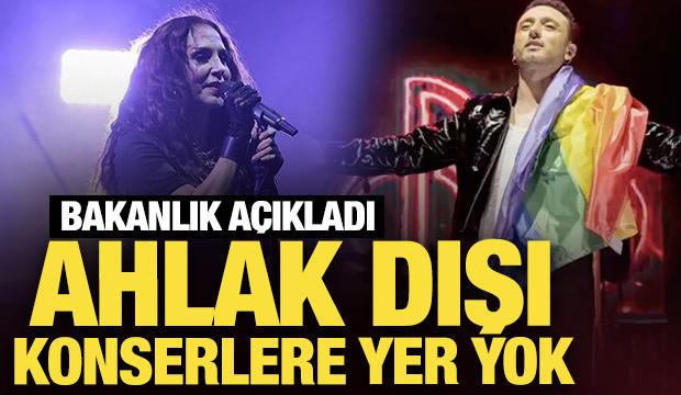 Kültür ve Turizm Bakanlığı duyurdu: Ahlak dışı konserlere yer yok
