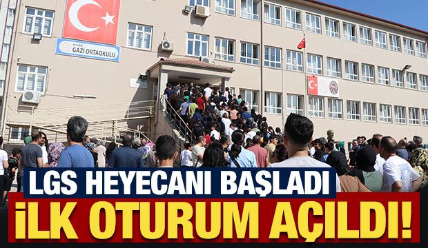 LGS kapsamındaki merkezi sınav başladı
