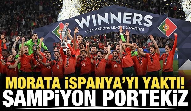 Morata, İspanya'yı yaktı! Şampiyon Portekiz