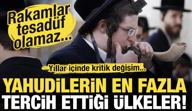 Rakamlar tesadüf olamaz! İşte Yahudilerin en çok tercih ettiği ülkeler!