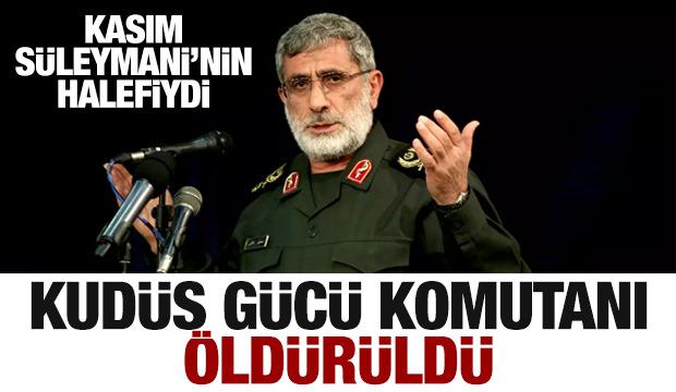 Saldırılar sonrası bomba gelişme: Kudüs Gücü Komutanı öldürüldü