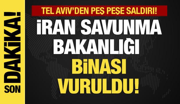Son dakika... İran Savunma Bakanlığı binası vuruldu!