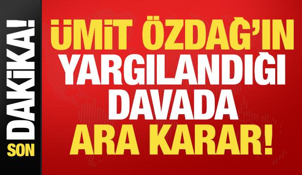 Son dakika: Zafer Partisi Genel Başkanı Ümit Özdağ hakkında ara kara açıklandı!