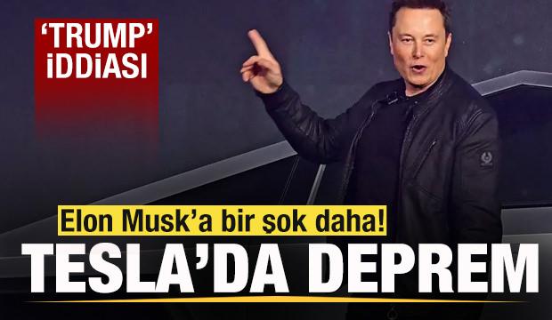 Tesla'da deprem! Elon Musk'a bir şok daha! 'Trump' iddiası