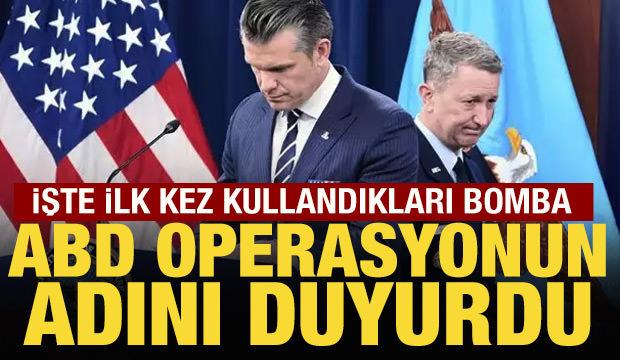 ABD ilk kez sığınak delici bomba kullandı! Pentagon operasyonun adını açıkladı