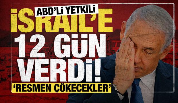ABD'li yetkili kritik gelişmeyi paylaştı: İsrail 12 gün sonra çökecek!