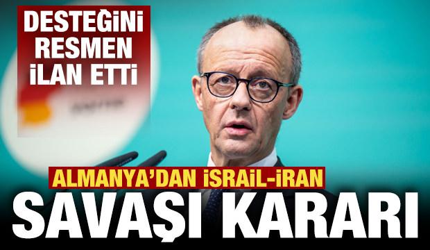 Almanya'dan son dakika İsrail-İran savaşı duyurusu! Desteğini resmen ilan etti