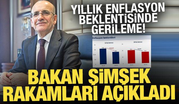 Bakan Şimşek'ten enflasyon açıklaması