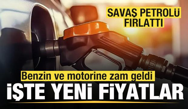 Savaş başladı, petrol fırladı! Benzin ve motorine zam geldi: İşte yeni fiyatlar