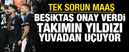 Beşiktaş onay verdi, takımın yıldızı yuvadan uçuyor: Tek sorun maaş